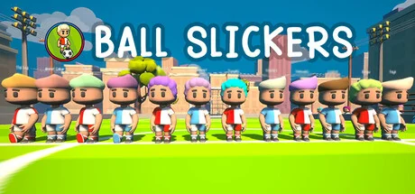 Ball Slickers Steam header with fast-paced football gameplay