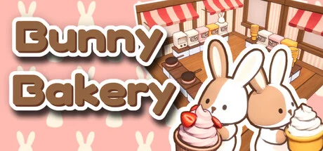 BunnyBakery cover art showing adorable bunnies baking in a cozy bakery