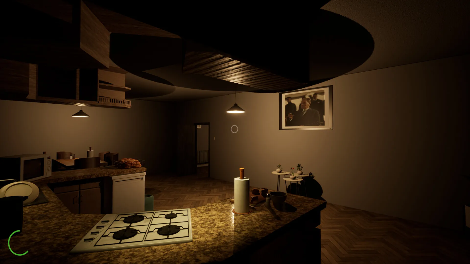 Curse The First Knot shadowy mosque interior with atmospheric lighting