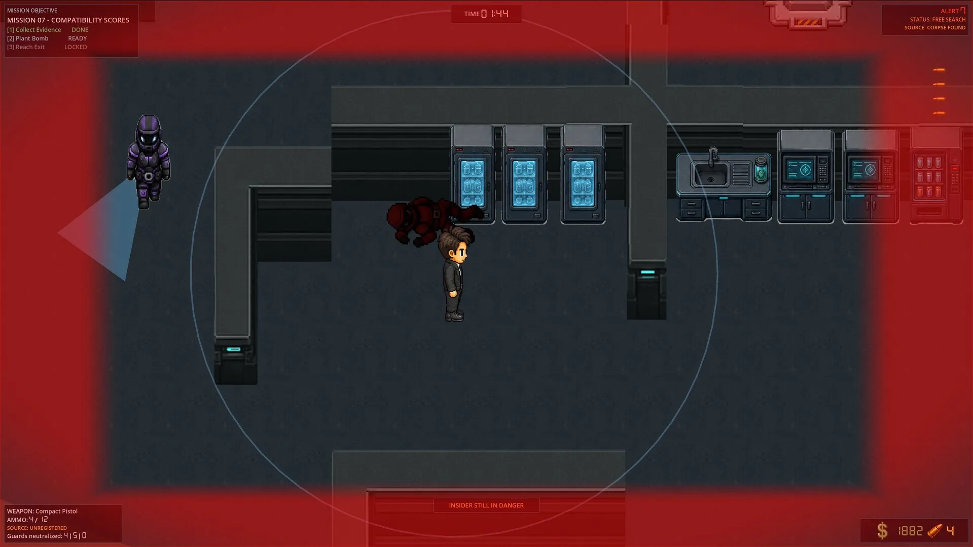 Oleander-X escape sequence with alarms blaring