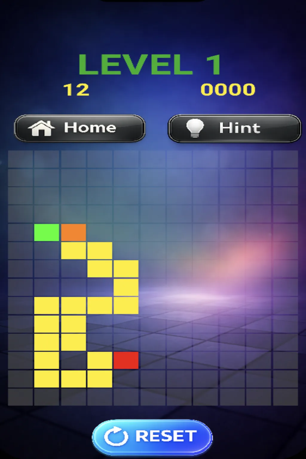 PathLock gameplay showing a path puzzle with connected routes