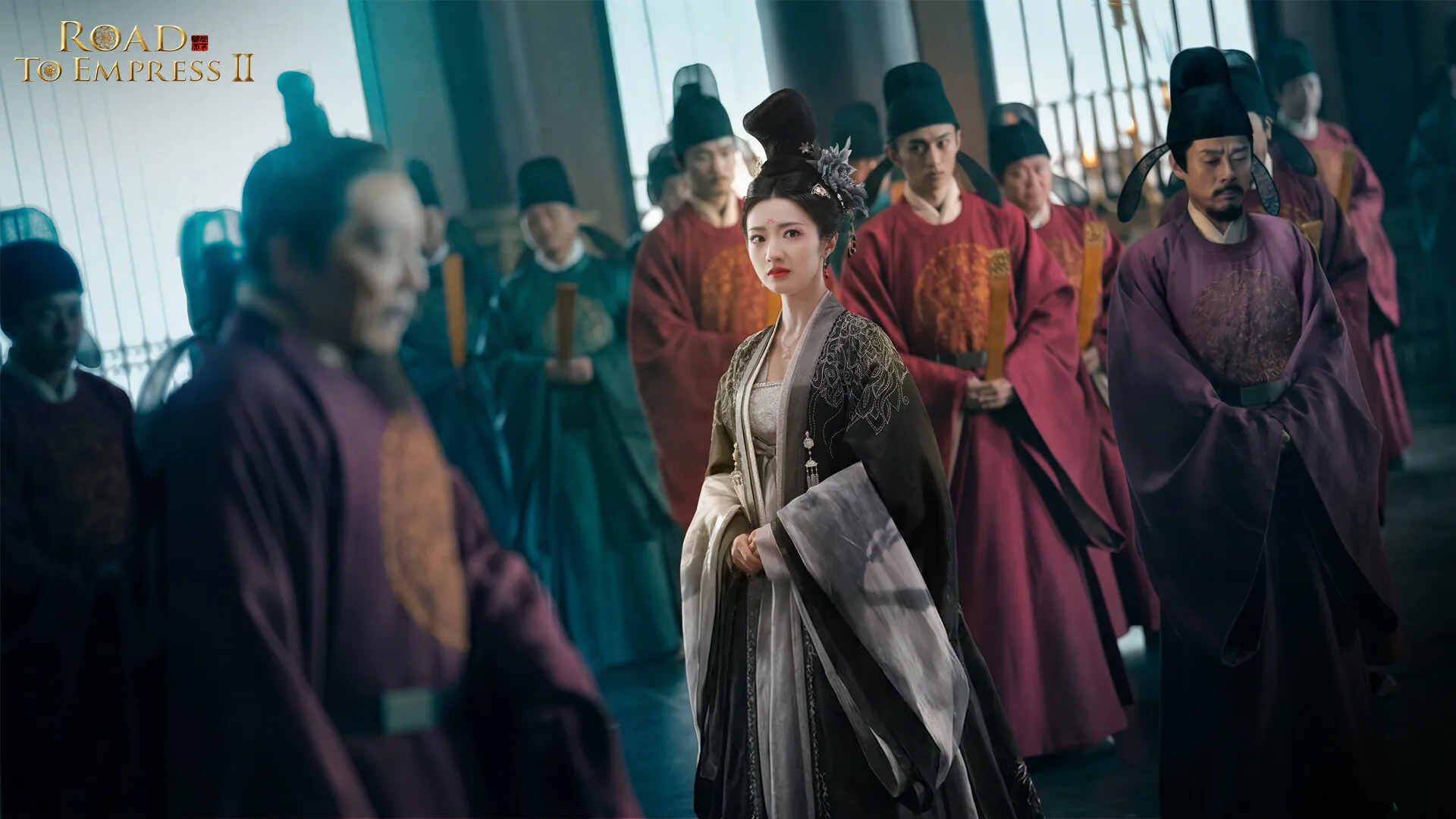 Dialogue choice moment in Road to Empress Ⅱ interactive drama
