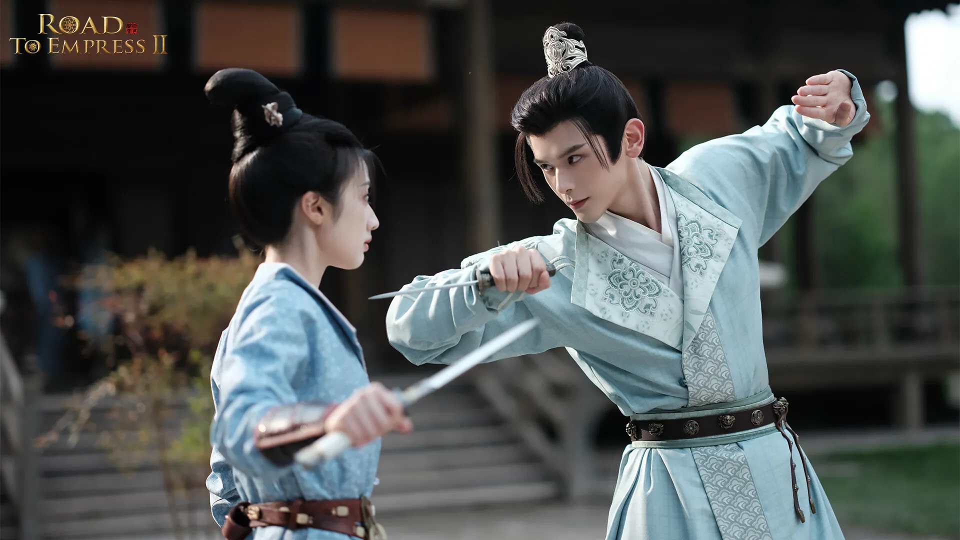 Dramatic live-action sequence from Road to Empress Ⅱ