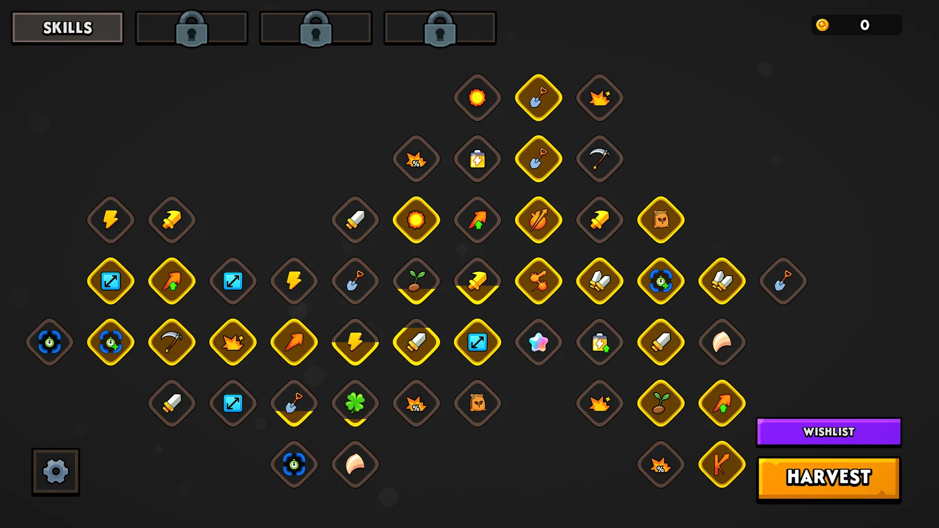 Slice the Crops! level progression and new crop types