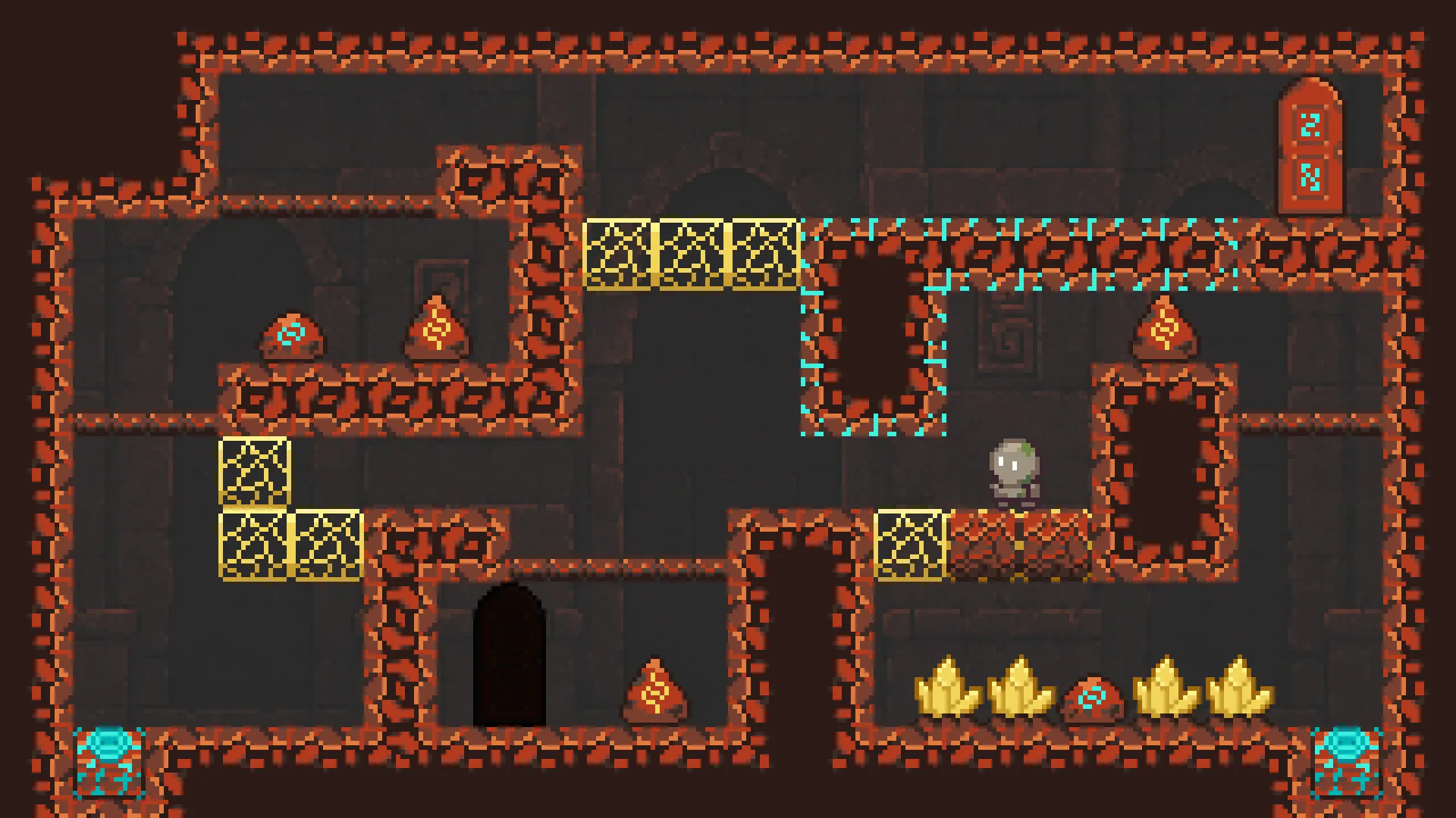 Where Stones Sleep puzzle room with stone-themed aesthetic