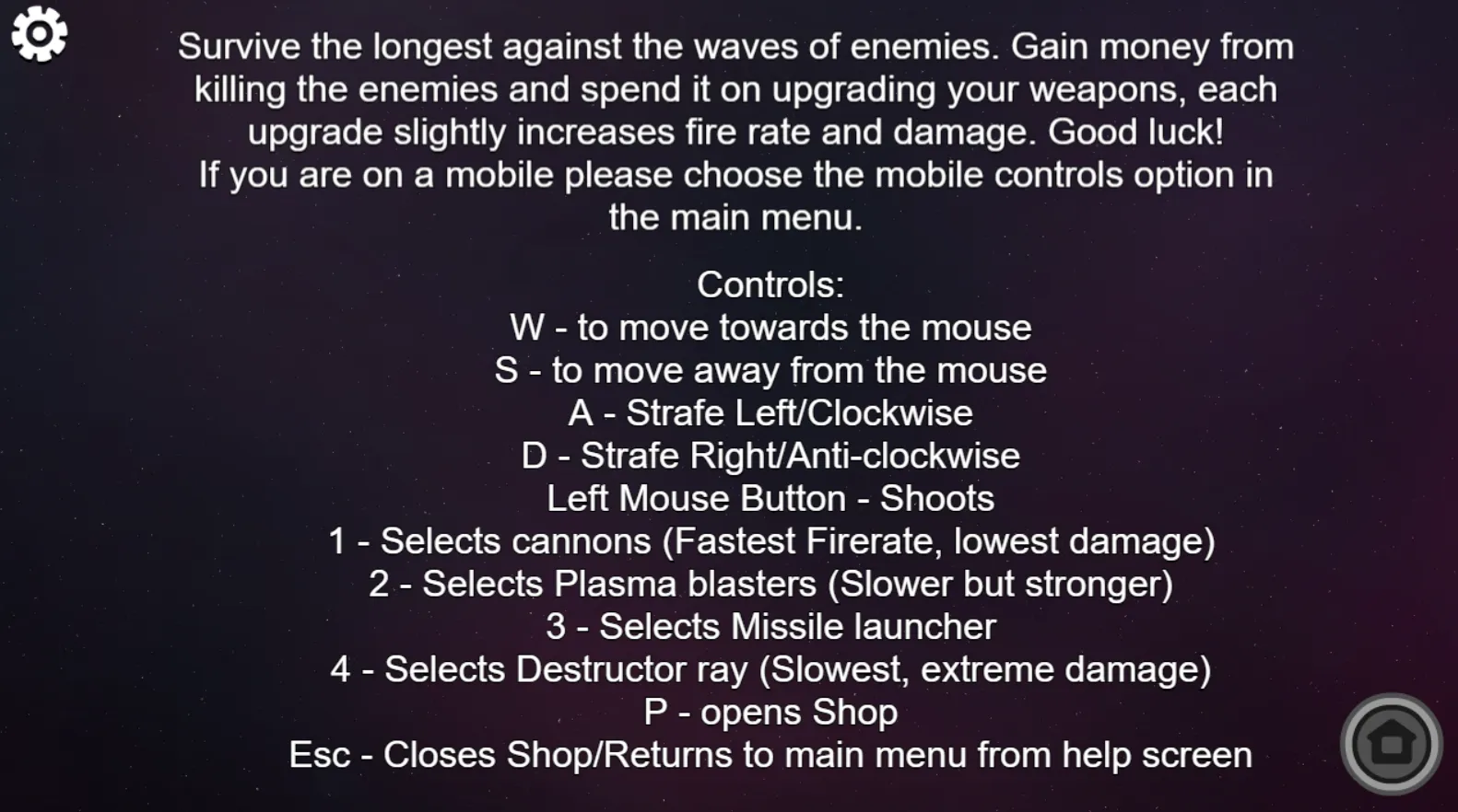 Zenith Axiom gameplay showing ship firing weapons at enemy waves